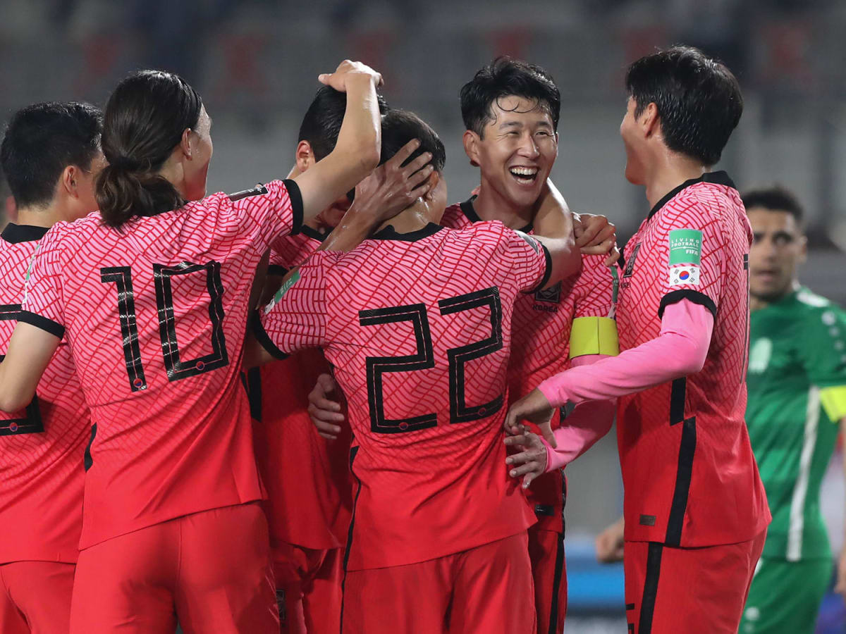 The South Korea team celebrates