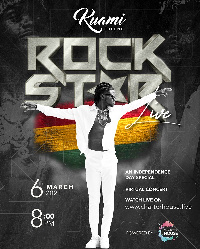 The Rockstar Concert comes off on March 6 2021 at 8pm