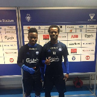 Ghanaian duo Anthony Annan and Evans Mensah