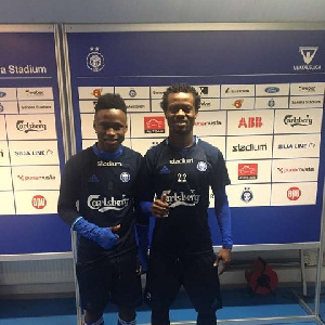 Ghanaian duo Anthony Annan and Evans Mensah