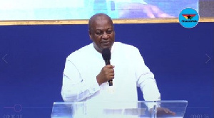 Former president John Dramani Mahama