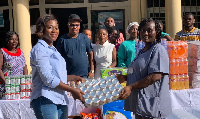 The foundation donated items including food and other supplies to the patients