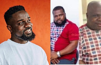 Rapper Sarkodie and entertainment pundit, Dan Lartey