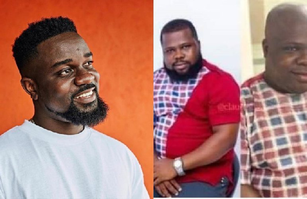 Rapper Sarkodie and entertainment pundit, Dan Lartey