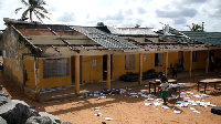 The rainstorm destroyed structures in over 20 schools