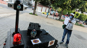 Tunisia Lockdown Police Patrol Robot.png