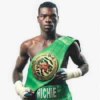 Reigning Commonwealth Lightweight title holder, Richard Oblitey Commey