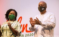 John Dramani Mahama and Jane Naana Opoku-Agyemang