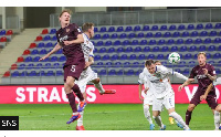 Kye Rowles' header is deflected in by Dinamo captain Sergey Politevich