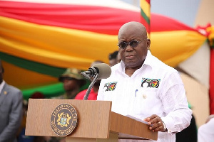 President Akufo-Addo delivering his May Day speech