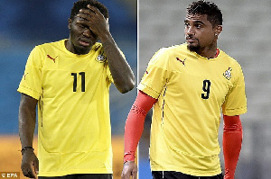 Sulley Muntari and Kevin-Prince Boateng