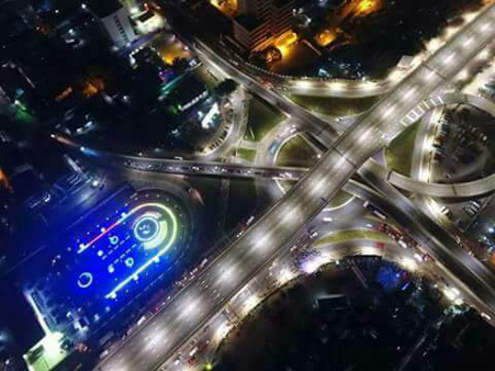 Kwame Nkrumah Circle interchange was constructed under John Mahama administration