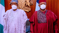 President Buhari with Femi Fani Kayode