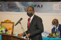 GJA  president Mr. Roland Affail Monney