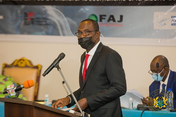 Roland Affail Monney, President of the Ghana Journalists Association