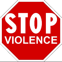 File photo: Stop violence