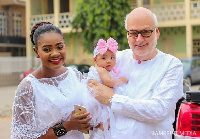 Kafui, husband and baby Lorde