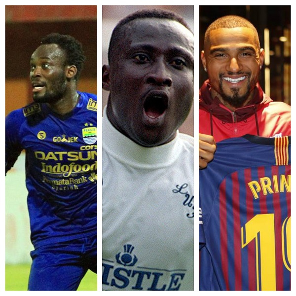 Michael Essien, Tony Yeboah and Kevin-Prince Boateng