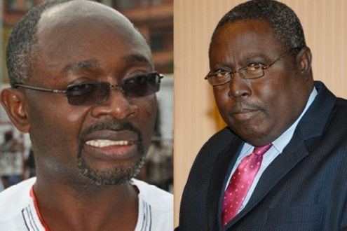 Martin Amidu, Former Attorney General [R] and Alfred Agbesi Woyome