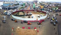 Works on Obetsebi-Lamptey interchange has been progressing steadily