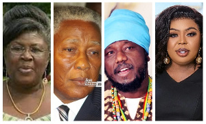 The late Theresa Kufuor, the late E.T Mensah, Blakk Rasta and Afia Schwarzenegger