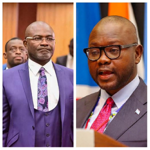 Kennedy Agyapong, Assin Central MP and Francis Asenso-Boakye, Bantama MP