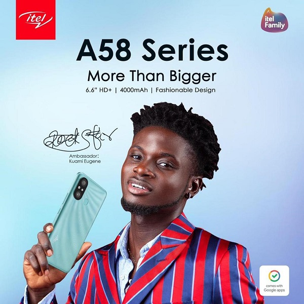 Kuame Eugene is for the third time, the official brand ambassador for itel