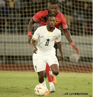 Black Stars Midfielder, Majeed Ashimeru GAME