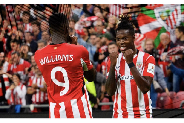 Inaki Williams scored the opening goal for Athletic Club