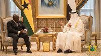 Ghana presido as im meet Dubai ruler for past visit