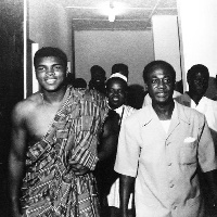 Dr. Kwame Nkrumah meets Muhammad Ali