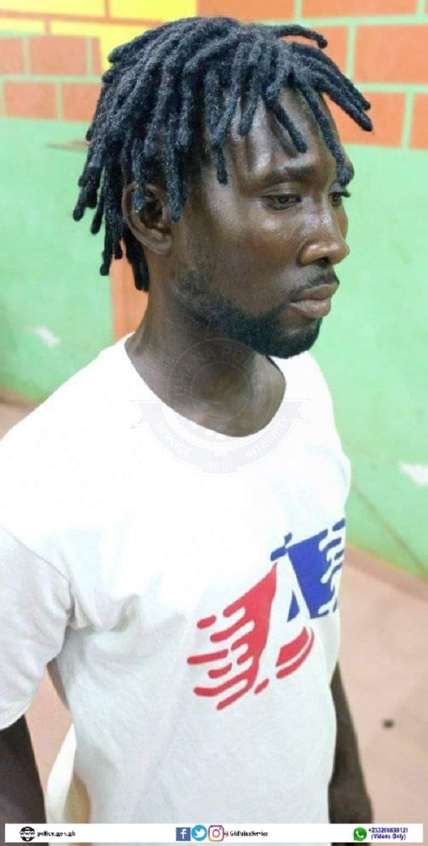 Dordzi Dzidefo was arrested on November 1, 2021, at his hideout at Kakasunanka No. 1