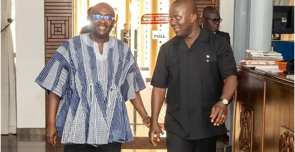 Vice President Dr. Mahamudu Bawumia and Minister of Lands and Natural Resources, Samuel Jinapor