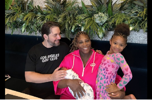 ennis star Serena Williams has welcomed her second child