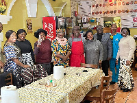 Ambassador Hajia Alima Mahama flanked by others