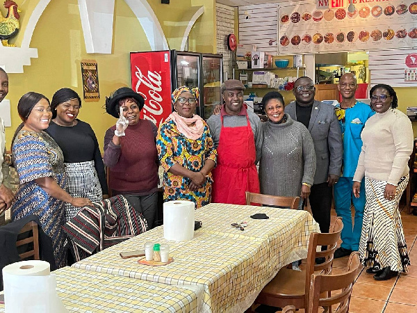 Ambassador Hajia Alima Mahama flanked by others