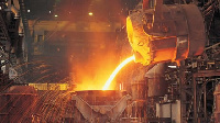 File photo: Steel factory