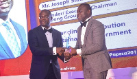 CEO of Jospong Group was awarded at the Second Africa Public Sector Awards night