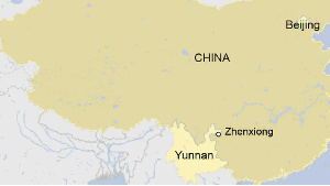 The stabbing happened in Zhenxiong People's Hospital in the southwestern Yunnan province