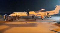 The Angolans during their arrival at the Kumasi International Airport