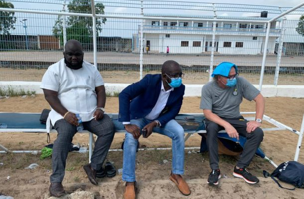 Kurt Okraku, arrived in Benin for the 2020 WAFU Zone B Cup of Nations