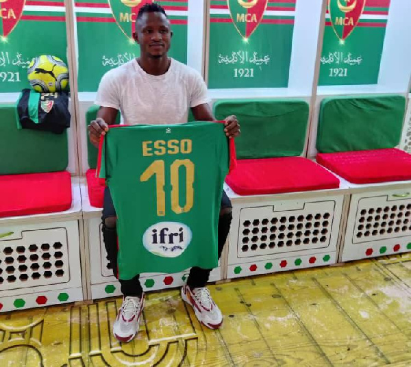 Joseph Esso formerly played for Accra Hearts of Oak and Dreams FC