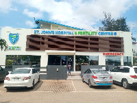 Frontage of St. Johns Hospital and Fertility Center in Accra