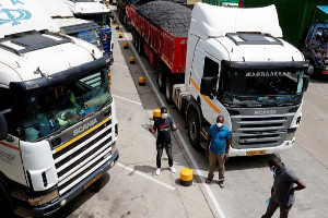 Long queues at the border have caused delays and made perishable goods go bad