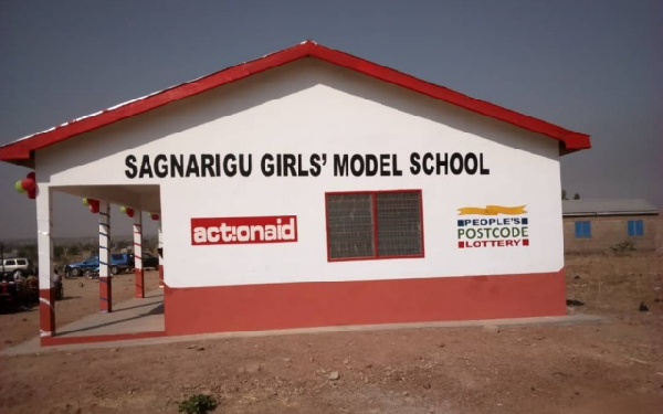 The all-girls model school was inaugurated by ActionAid Ghana