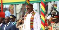 President Akufo-Addo at the Baba Yara Stadium in Kumasi