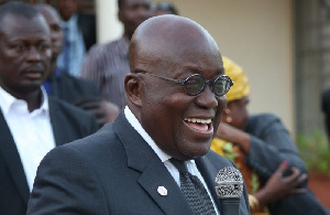 President Nana Akufo-Addo addressing a gathering of Ghanaians in Mali