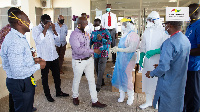 2,200 assorted forms of the PPE's were donated to the health facility