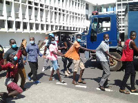 File photo: Some of the secessionists in police custody