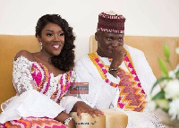 Stonebwoy with wife, Louisa